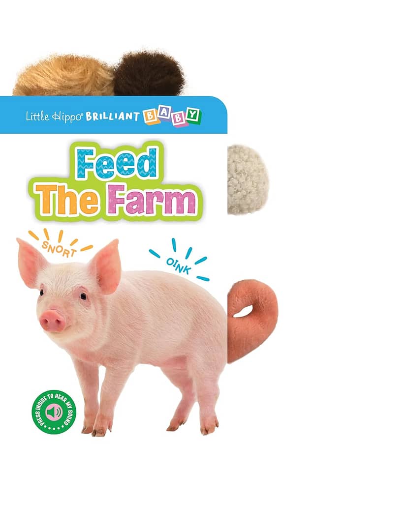 Little Hippo Books Feed The Farm I Animal Sound Children's