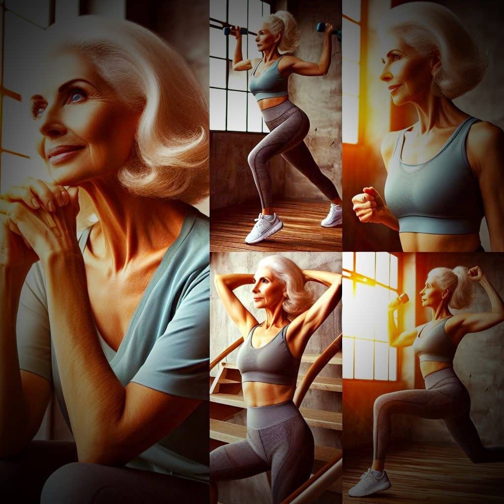 woman exercising 